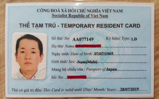 Dịch vụ làm thẻ tạm trú cho người nước ngoài